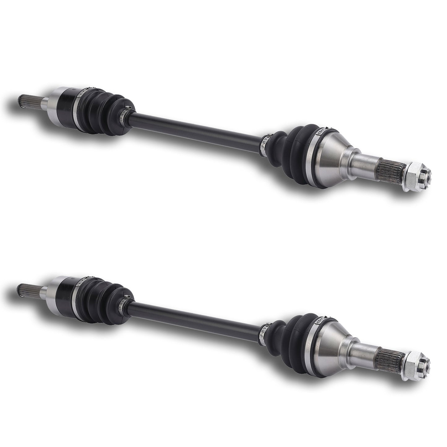 1 CAM-CA118 and 1 CAM-CA218 Front Left and Right Drive Shaft CV Axle for Can-Am. Replaces OEM# 705401368,705401875, 705401367, 705401876. For full application listing click Buyer's Guide below.