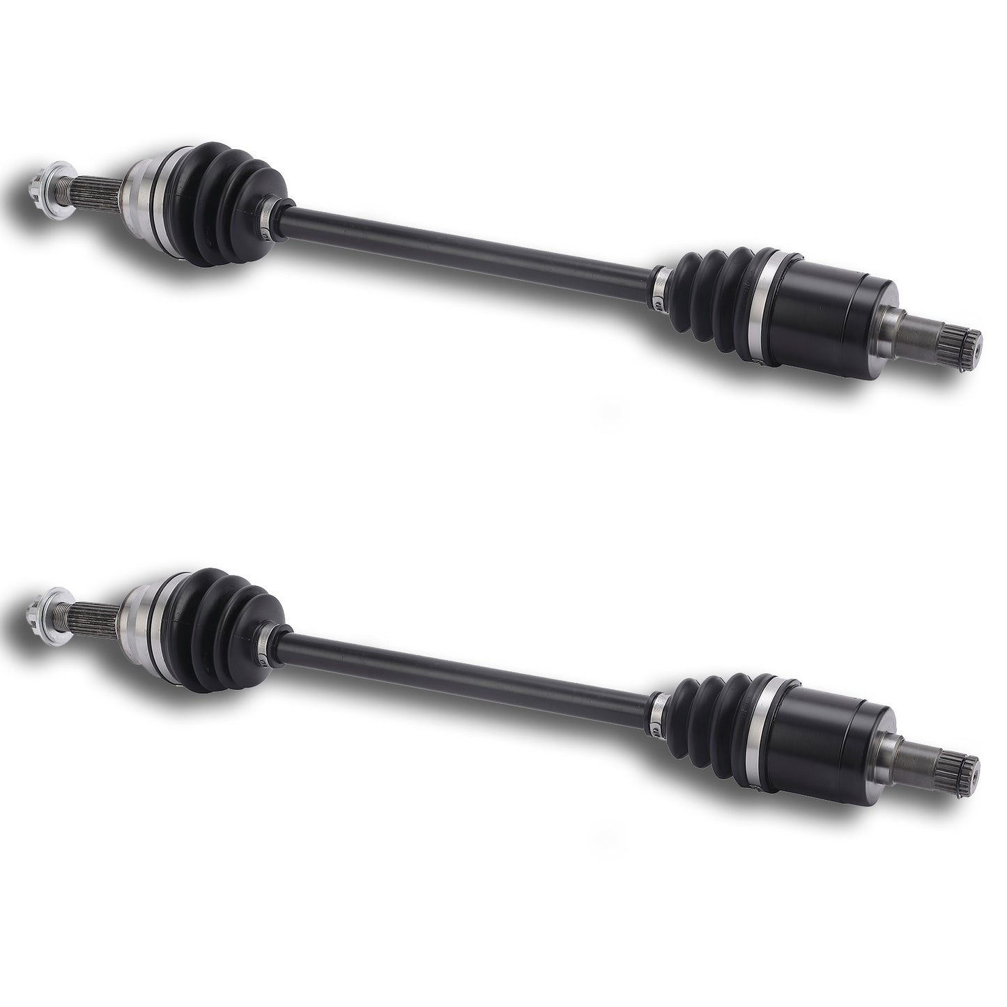 Set of 2 CAM-JD102 Front Left or Right Drive Shaft CV Axle for JOHN DEERE. Replaces OEM# AM145189 AM145326. For full application listing click Buyer's Guide below.