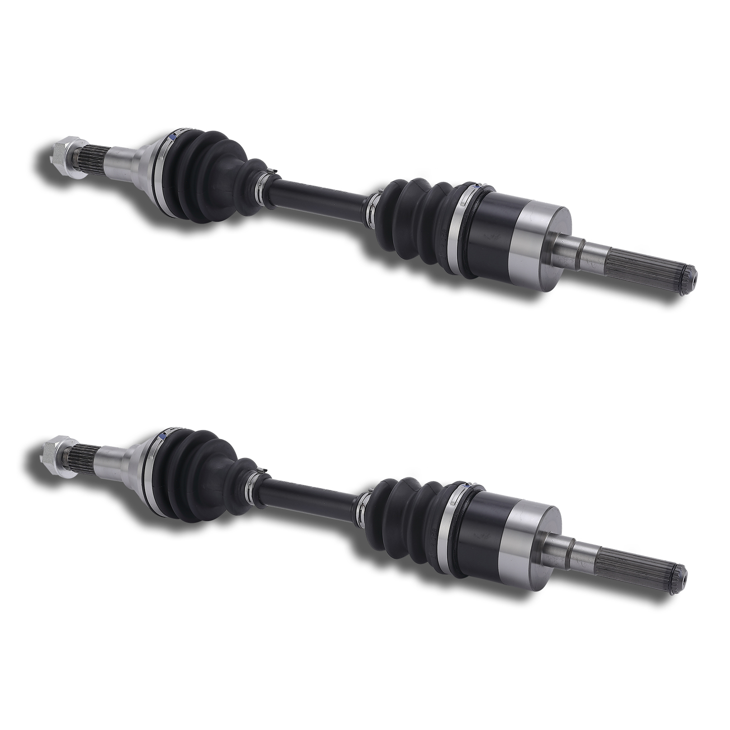 1 CAM-CA115 and 1 CAM-CA215 Front Left and Right Drive Shaft CV Axle for Can-Am. Replaces OEM# 705401115,705401943, 705401116, 705401944. For full application listing click Buyer's Guide below.