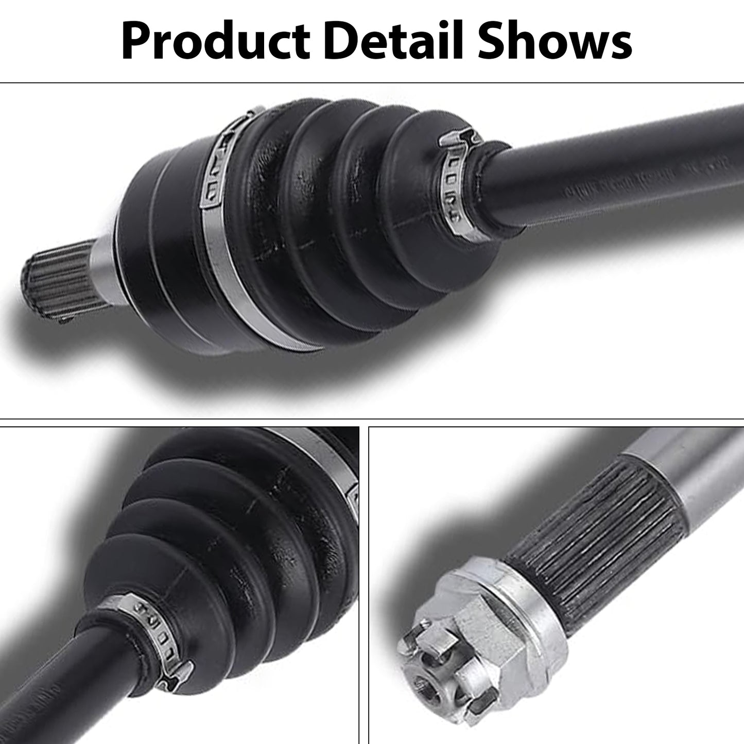 Front Left Drive Shaft CV Axle for POLARIS (2007-2009) Ranger 700 Crew LR / (2010-2016) Ranger 800 6X6 LR (2008-2014) Sportsman 550 BF, 850 BF / (2015) Sportsman 1000 BF