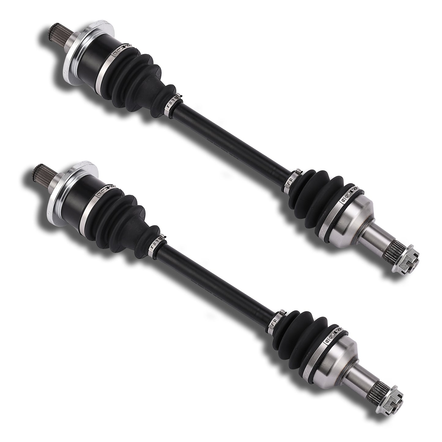 1 CAM-AC145 and 1 CAM-AC245 Front Left and Right Drive Shaft CV Axle for ARTIC CAT. Replaces OEM# 1502-873, 0502-813, 1502-345, 1502-799, 0502-812, 502-344, 1502-800, 1502-874. For full application listing click Buyer's Guide below.