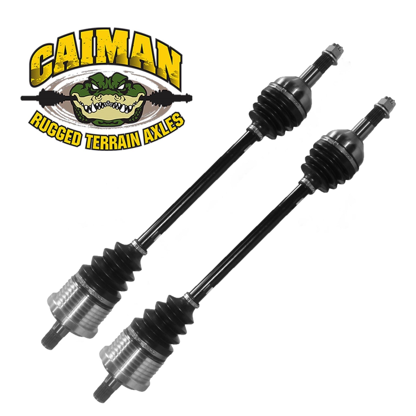 Set of 2 CAM-CA308 Caiman Rugged Terrain Rear Left and Right Drive Shaft CV Axle for Can-Am Replaces OEM# 705501794, 705502357. For full application listing click Buyer's Guide below.