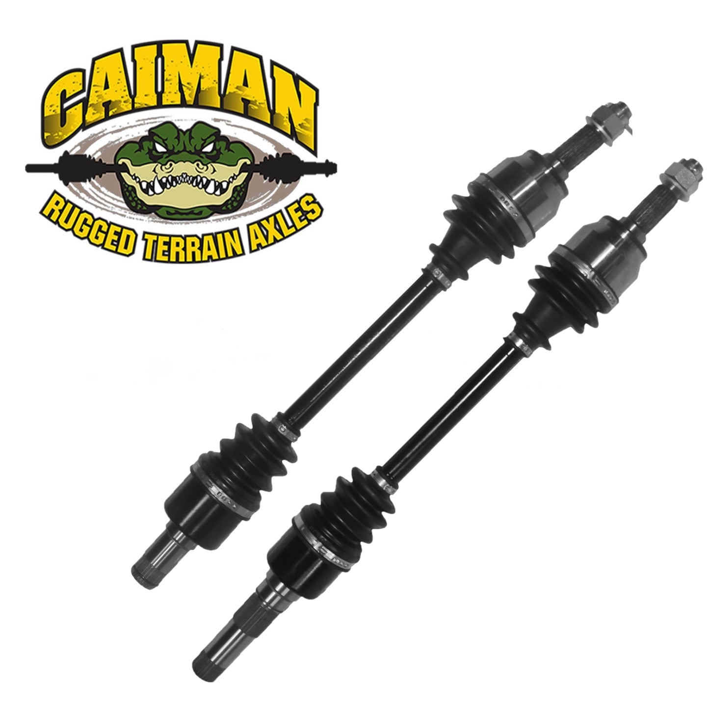 1 CAM-JD300 and 1 CAM-JD301 Rear Left and Right Drive Shaft CV Axle for JOHN DEERE. Replaces OEM# AM145188, AM146271. For full application listing click Buyer's Guide below.
