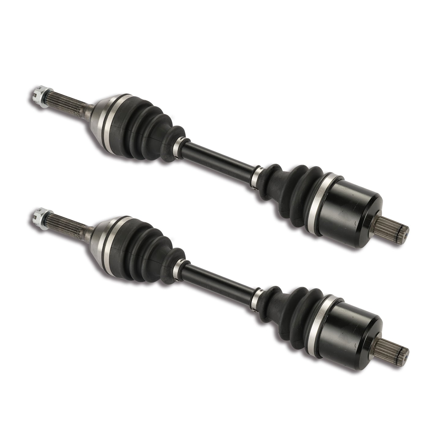 Set of 2 CAM-PO319 Front Left and Right Drive Shaft CV Axle for Polaris. Replaces OEM# 1332471, 1332501, 1332656, 1332881. For full application listing click Buyer's Guide below.