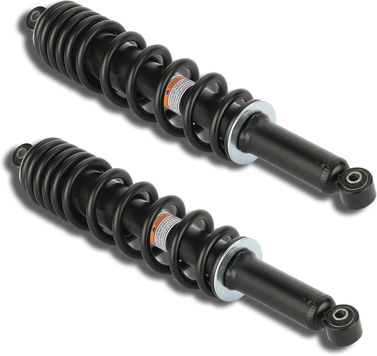 Caiman Rugged Terrain ATV Front Left Right Shock Absorber twin Compatible with 2015 2016 2017 2018 2019 2020 2021 2022 Honda Pioneer 700 & 700-4 51400-HL3-A41 1515-0657 2pcs