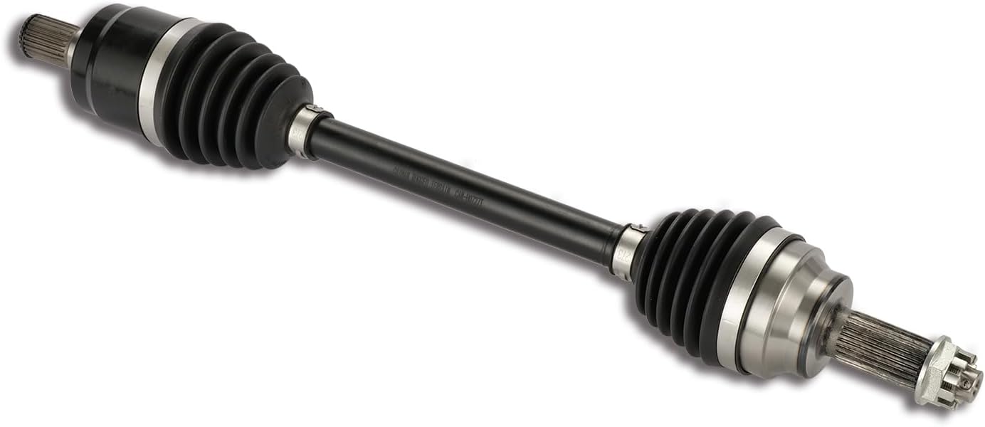 Caiman Rugged Terrain Rear Left/Right Heavy Duty Axle for 2015-2020 (2022) Honda Pioneer 500, in 4340 Chromoly Steel, Dual Heat Treated High Strength, Gives Wider Angles