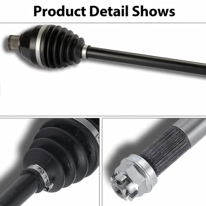 Caiman Rugged Terrain Rear Left Drive Shaft CV Axle Compatible with Arctic Cat Wildcat Sport 700/Sport 700 XT 2015 2016 2017 2018 2019 2502-152, 2502-355