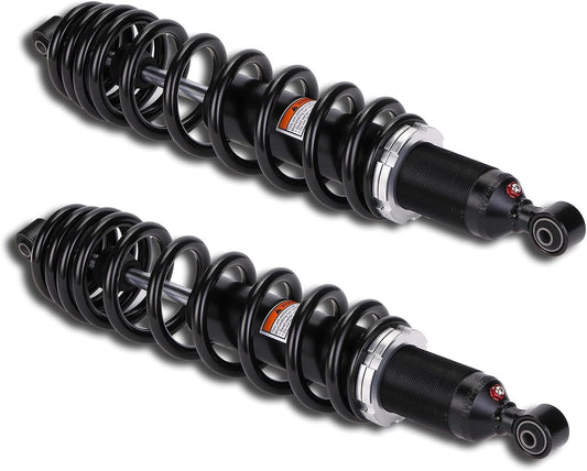 Caiman Rugged Terrain Rear Left Right Shock Absorber Monotube Compatible with 2011-2020 Can Am Commander 1000 DPS STD XT 800 800R Gas-Powered Dual Rate Spring 2pcs
