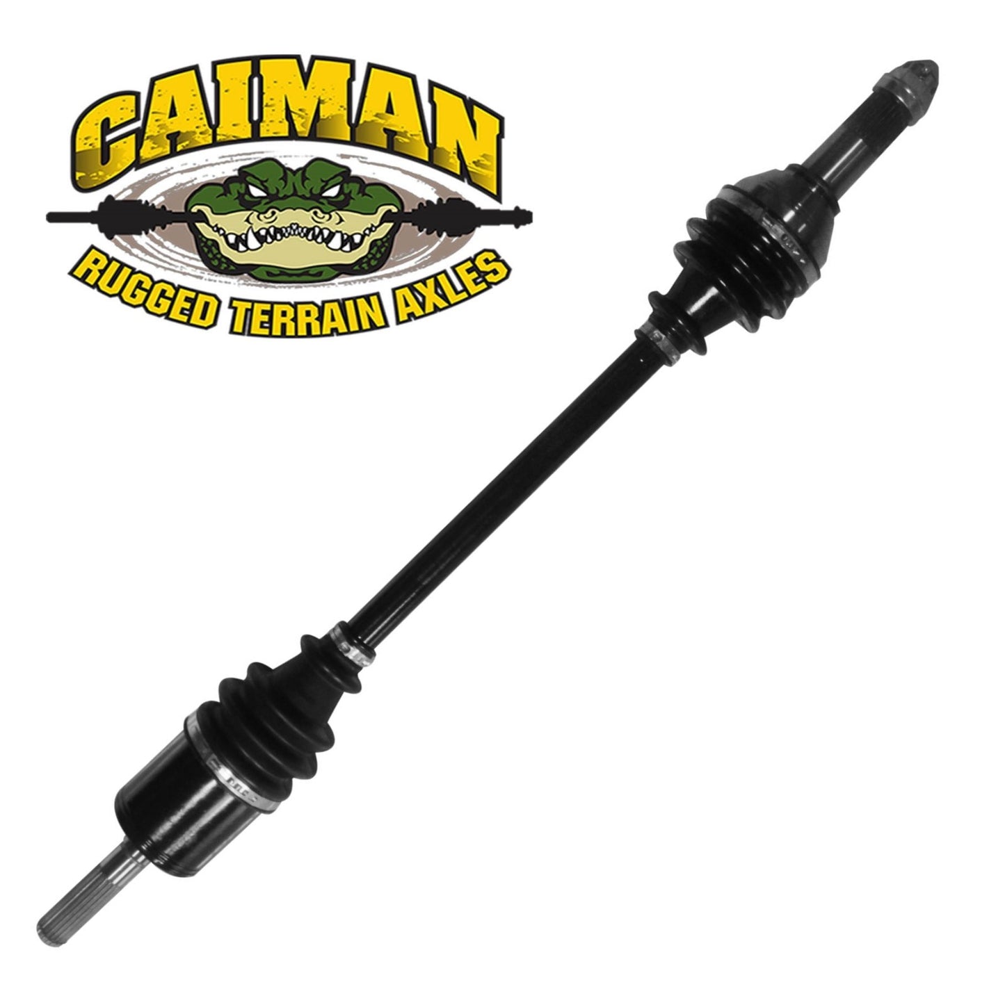 CAM-CA125 Caiman Rugged Terrain Front Left Drive Shaft CV Axle for CAN-AM. Replaces OEM# 705401802, 705401937, 705402171. For full application listing click Buyer's Guide below.