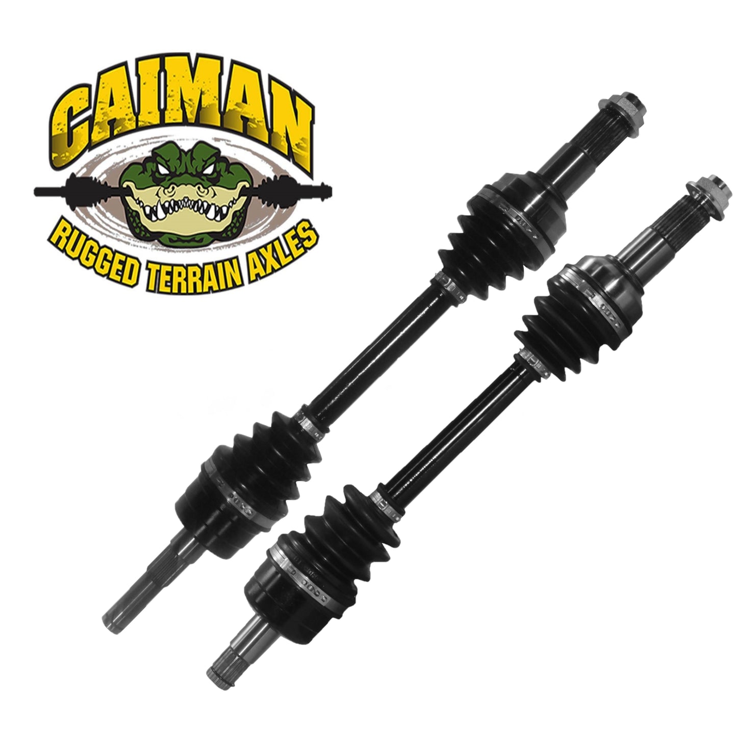1 CAM-YA111 and 1 CAM-YA211 Front Left and Right Drive Shaft CV Axle for YAMAHA. Replaces OEM# 5KM-2510J-30-00 5KM-2510F-11-00, 5KM-2510J-20-00, 5KM-2510F-10-00. For full application listing click Buyer's Guide below.