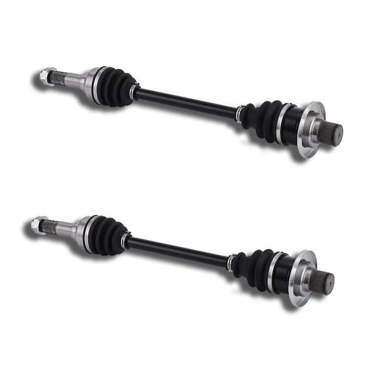 1 CAM-YA329 and 1 CAM-YA330 Rear Left and Right Drive Shafts CV Axle for Yahama. Replaces OEM# 5UG-F530T-20-00, 5UG-F531H-21-00, 5UG-F530W-02-00 (IB) 5B4-F530U-00-00 (OB) 5B4-F53B0-00-00 (BAR). For full application listing click Buyer's Guide below.