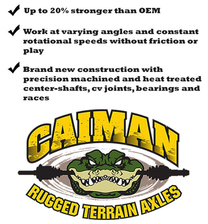 Caiman Rugged Rear CV Axle for Polaris 1333748, Ranger 1000 & XP 1000 2019-2021