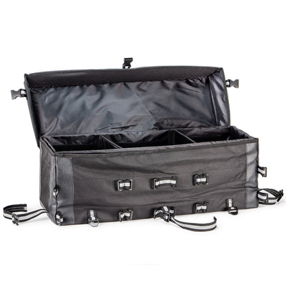 Cargo Bag for ATV Motorcycle Snowmobile Black Weather Resistant Ample Storage