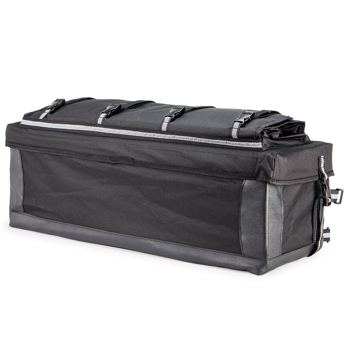 Cargo Bag for ATV Motorcycle Snowmobile Black Weather Resistant Ample Storage