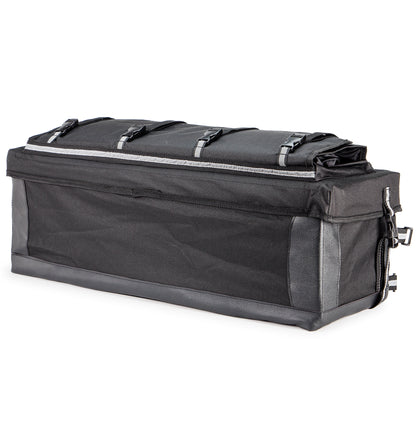 Cargo Bag for ATV Motorcycle Snowmobile Black Weather Resistant Ample Storage