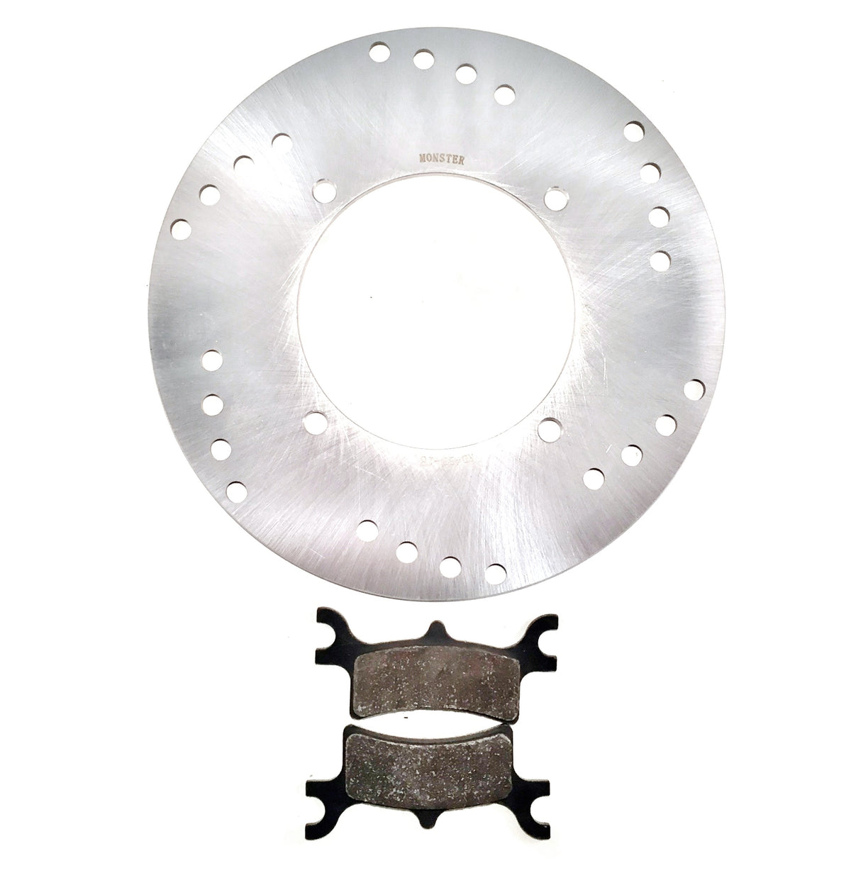 Precision Rear Brake Rotor & Pads for Polaris 5244635, Optimal Braking