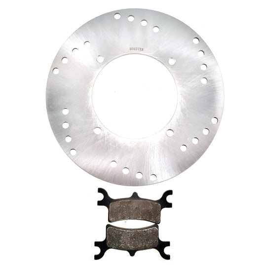 Precision Rear Brake Rotor & Pads for Polaris 5244635, Optimal Braking
