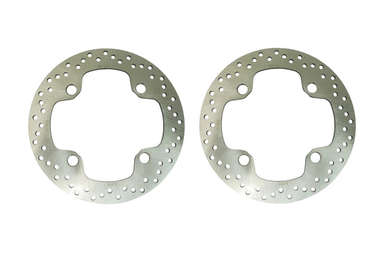 Precision Front Brake Rotors for Polaris 5257196, Optimal Braking, Set of 2