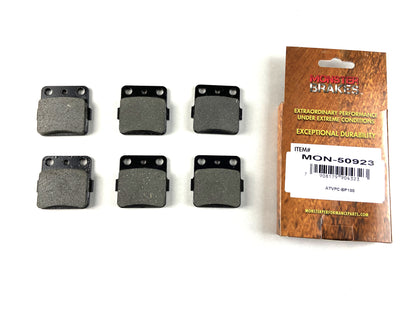 Monster Brake Pads for Honda 06435-HP7-A01 45220-HC0-007 Set of 2