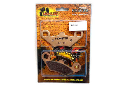 Monster Brake Pads for Polaris 1910333 2201398 2202412