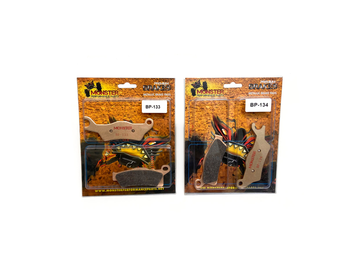 Monster Front Brake Pad Set for Can-Am 705601015 705601014