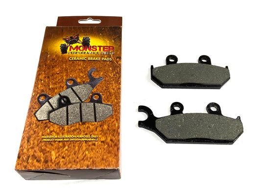 Monster Brake Pads for Yamaha Viking Wolverine 1XD-25805-10-00 Front Right