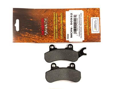 Monster Ceramic Brake Pads for Can-Am 715900380 Front Right All Weather