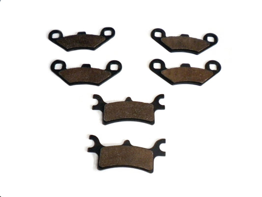 Monster Brake Pads for Polaris 2201398 2202412 2202414 Set of 3
