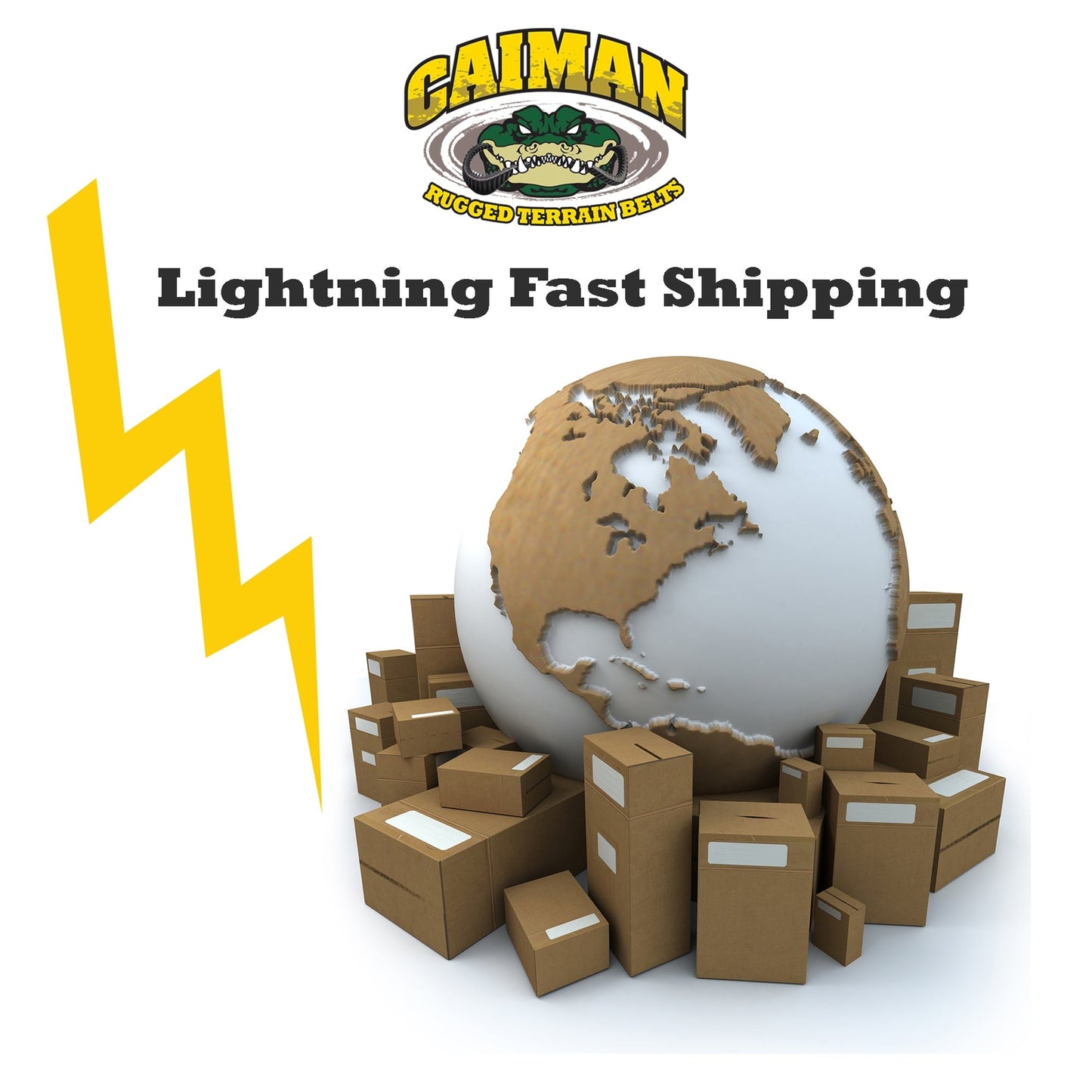 Caiman Rugged Drive Belt for 2007-2014 Yamaha Grizzly 350, YFM350