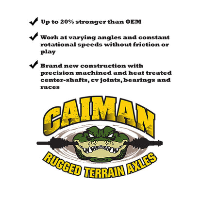 Caiman Rugged Rear Left CV Axle for Can-Am 705502710 Quality Tested Direct Fit
