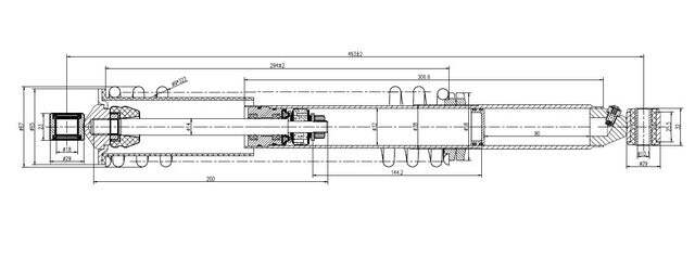 2004-2005 Honda Rincon 650 GPScape (TRX650FGA) Rear Shock