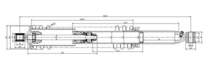 2004-2005 Honda Rincon 650 GPScape (TRX650FGA) Rear Shock