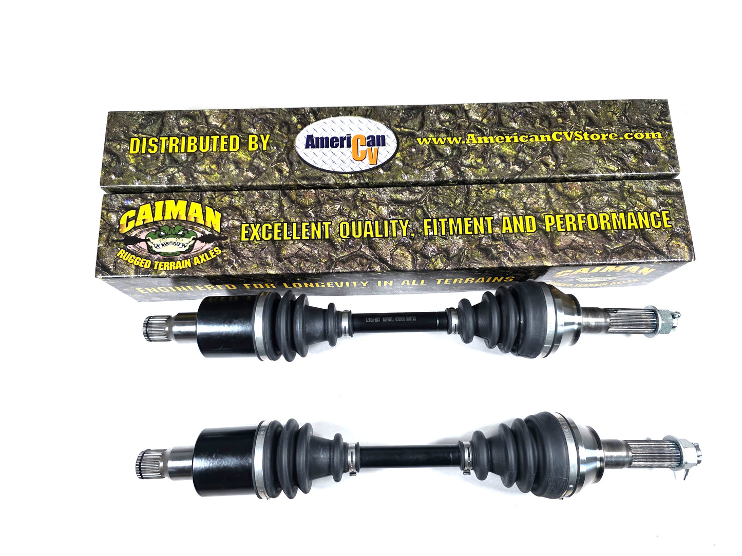 Caiman Rugged Rear CV Axles for Polaris 1332444, RZR 800 2008-2014, L & R