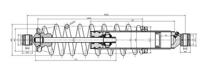 2010-2015 Polaris Ranger 800 4X4, Ranger Crew 800 4X4 Front Shock