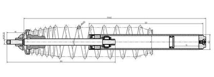 2005-2008 Polaris Ranger XP 700 4X4 Front Shock