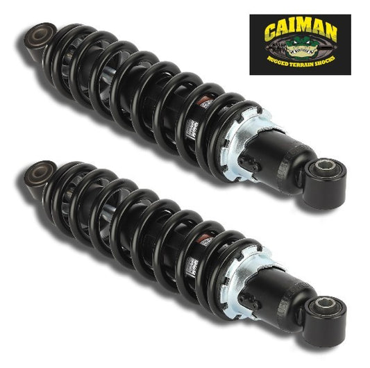 Caiman Rugged Rear Shocks for Suzuki King Quad 300 4x4 1991-2002, Gas-Charged