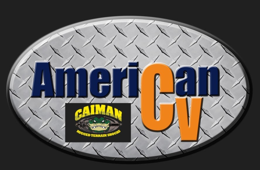 Caiman Rugged Rear Shocks for Suzuki King Quad 300 4x4 1991-2002, Gas-Charged