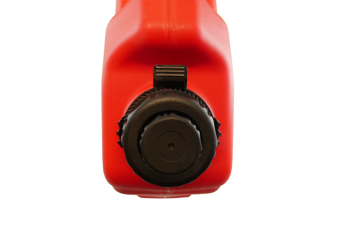 10L Gas Container, Jerry Can with Lock, Red, Plastic, Certified UN, REACH