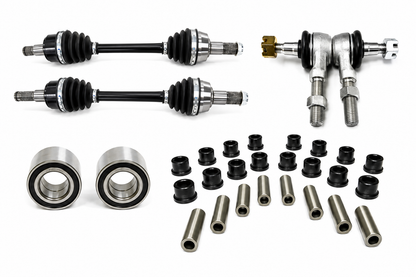 Front axles bearings tie rod ends and bushing kit for Yamaha Grizzly 660 03-08