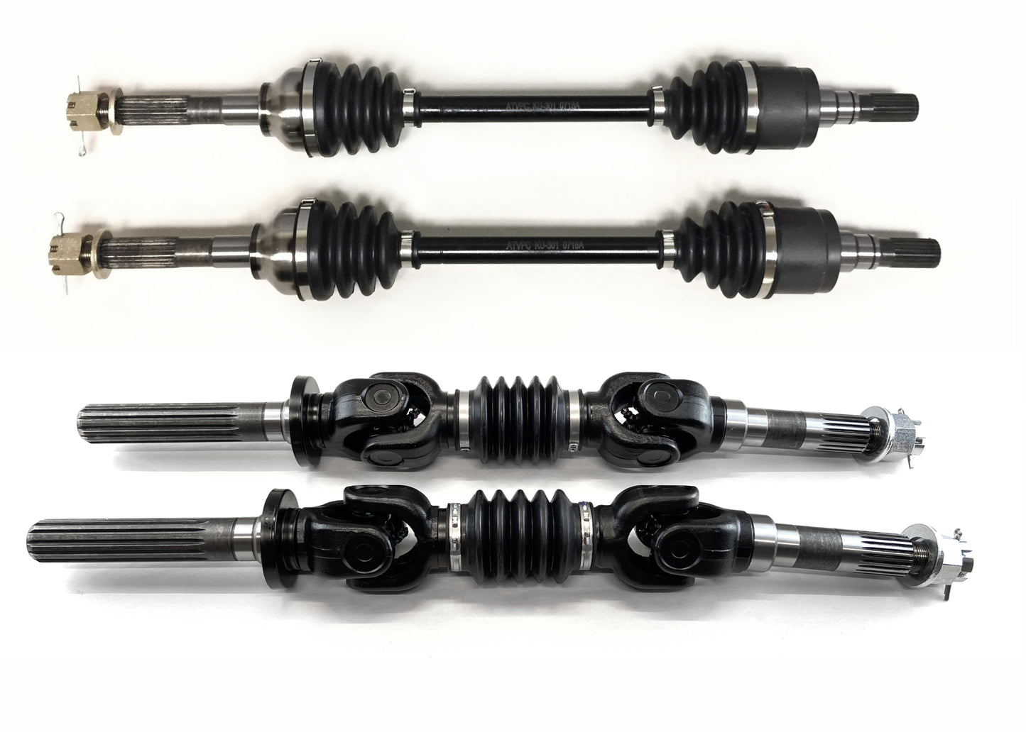 Full CV Axle Set for Kubota K7561-15310 K7711-12330 K7711-12334