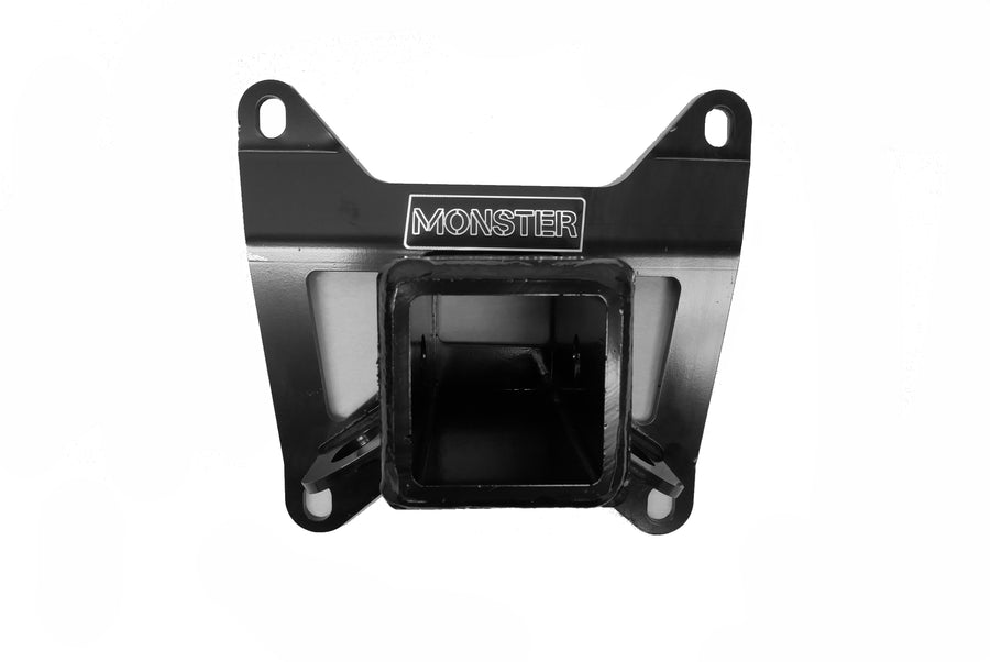 Monster 2" Rear Hitch Receiver for Honda Talon 1000R 1000X Black Steel