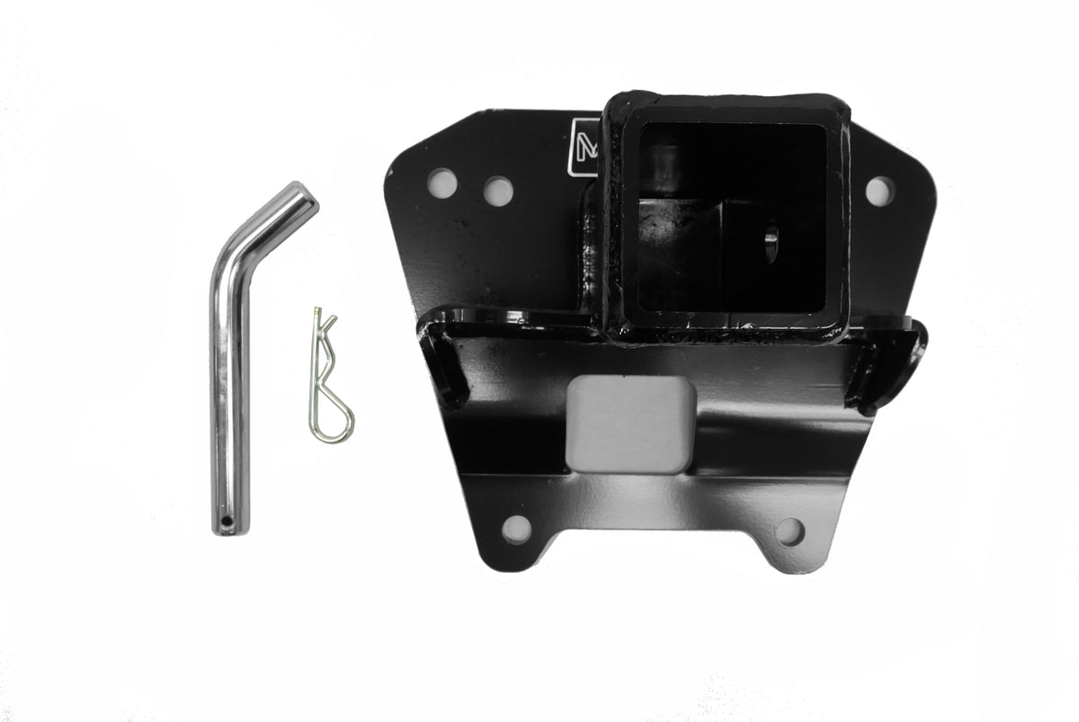 Monster 2" Rear Hitch Receiver for Polaris RZR XP XP4 1000 Black Steel