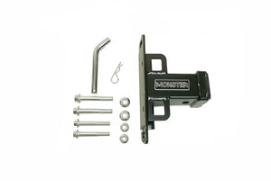 Monster 2" Rear Hitch Receiver for Kawasaki Teryx KRX 1000 Black Steel