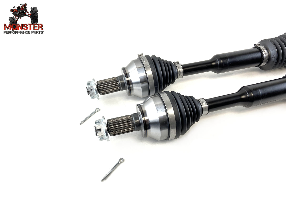 Monster XP Series Front CV Axles for Polaris 1333802  Telescoping