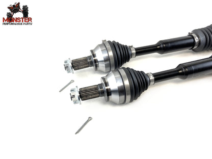 Monster XP Series Front CV Axles for Polaris 1333802  Telescoping