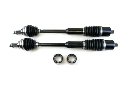 Monster XP Series Front CV Axles & Bearings for Polaris 1334492 Telescoping