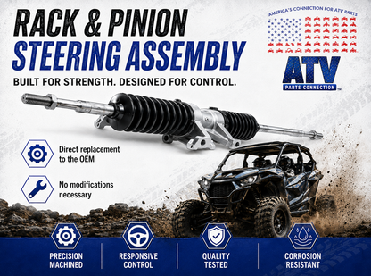 Steering Rack and Pinion for Polaris 1823993, Smooth Operation, Quality Tested