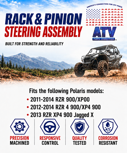 Steering Rack and Pinion for Polaris 1823706, Smooth Operation, Quality Tested
