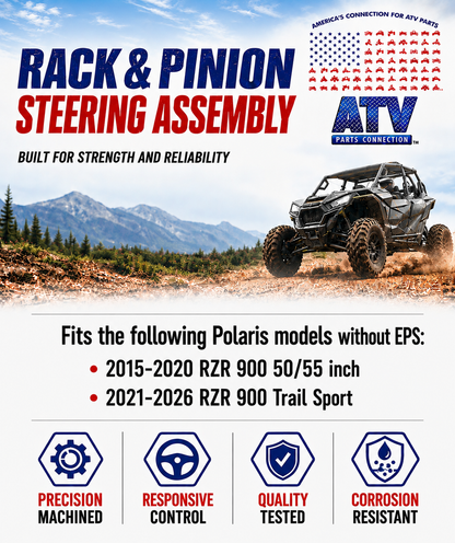 Steering Rack and Pinion for Polaris 1823993, Smooth Operation, Quality Tested