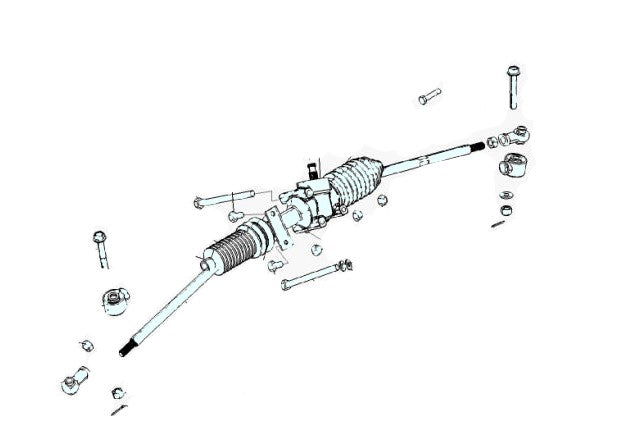 Steering Rack and Pinion for Polaris 1823706, Smooth Operation, Quality Tested